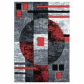 United Weavers Of America 1 ft. 10 in. x 2 ft. 8 in. Bristol Epsilon Red Rectangle Accent Rug 2050 10130 24